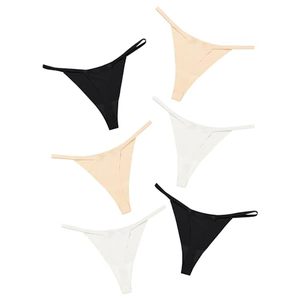 lot 90804 image: DEANGELMON G-string Thongs for Women Panties No Show Thong Seamless Underwear Low Rise Comfortable Microfiber Workout Pack (6P14,Small)