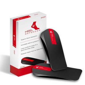 lot 90827 image: Achilles Tendonitis Inserts for Foot Pain Relief by Heel Defender, Immediate Relief for Plantar Fasciitis and Severs Disease, Comfortable 0.4� Sport SmallMedium Shoe Inserts Designed by Podiatrists