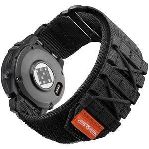 lot 91175 image: Bandletic Rugged Bands for Garmin Fenix 5X Watch Band for Garmin Fenix 6X Pro Band, Quick Fit 26mm Watch Band Compatible with Garmin Fenix 7XFenix 7X ProFenix 5X PlusTactix DeltaEpix Pro 51mm