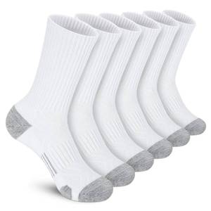 lot 91178 image: Felicigeely Athletic Socks Cushion Running Socks Performance Breathable Crew Socks Outdoor Sports Socks for Men Women 6Pairs
