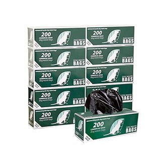 lot 91196 image: ZERO WASTE USA - Commercial Grade, non-branded, Dog Waste Station Refill Roll Bags - 40% Thicker competitor brands Roll Bags - Fits Any Dog Waste Station - 10 rolls of 200 bags (2k bags)