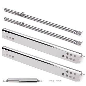 lot 91222 image: Barbqtime Grill Replacement Parts for Charbroil Performance 4 Burner Grill 463347418 463377319 463342119 463347017 463335517, 17.75 G470-5200-W1 Burner Replacement Parts for Char-broil Gas Grill