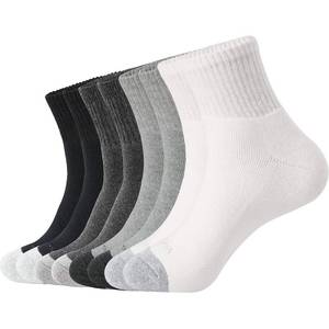 lot 91324 image: WANDER Mens Athletic Ankle Socks 3-8 Pairs Thick Cushion Running Socks for Men&Women Cotton Socks