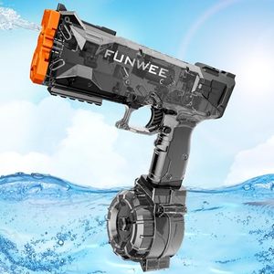 lot 91357 image: Funwee Electric Water Guns for Adult Kid, Strongest Full Auto Water Pistol High Capacity 500 Water Blaster, 26-30 FT Range Powerful Classic Water Squirt, Summer Outdoor Swimming Pool Water Toy