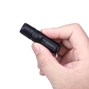 lot 91365 image: TUNENGE Rechargeable Keychain Flashlights, 650 High Lumens EDC Pocket Flashlights, Mini Flashlight Be Used for Camping Outdoors EmergencyBlack