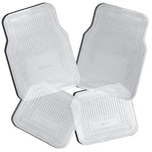 lot 91373 image: Zento Deals Car Floor Mat -Heavy Duty Weather Protection Mats (Clear)