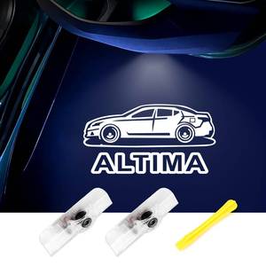 lot 91421 image: No Fade Verkoy LED Door Lights Logo Puddle Lights Welcome Lights Accessories Compatible with Nissan Pathfinder 2013-2016-2PCS