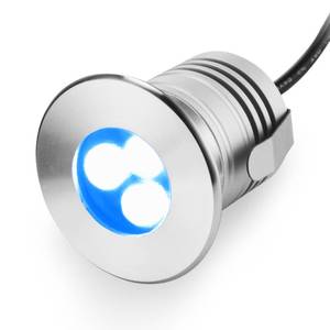 lot 91455 image: CNBRIGHTER LED Underwater Pool Lights, 3W 12V-24V DC, IP68 Waterproof, Stainless Steel Aluminum, lamp for Inground Swimming Pools Ponds Fountains Steps (Blue)