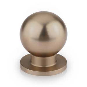 lot 91459 image: Haliwu 10 PackChampagne Bronze Cabinet Knobs, Drawer Knobs Dresser Knobs, Champagen Gold Ball Knobs Kitchen Cabinet Hardware Knobs