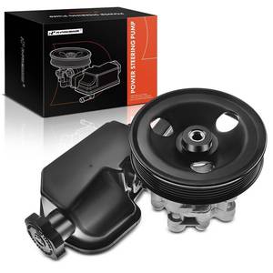 lot 91481 image: A-Premium Power Steering Pump, with Reservoir & Pulley, Compatible with Dodge Dakota 2005 2006 2007, 3.7L 4.7L, Replace # 52855186AH, 52855186AE