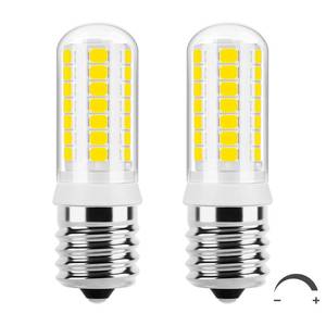 lot 91488 image: DiCUNO E17 LED Bulb Dimmable, Microwave Oven Bulbs, Daylight White 5000K, 3W (40W Incandescent Replacement) 400LM 120V E17 Intermediate Base Light Bulb for Stove Top, Appliance, Range Hood, 2 Pack