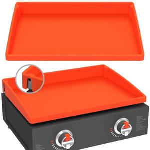 lot 91494 image: Silicone Griddle Mat Cover for Blackstone - 22 Inch True All-Encompassing Coverage Heavy Duty Food Grade Grill Buddy Mat, All Season Cooking Surface Protective Cover