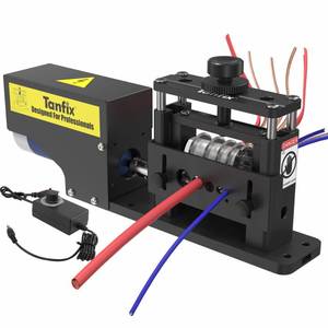 lot 91509 image: Tanfix Automatic Electric Scrap Wire Stripper Machine, Cable Stripping Machine 6 Channels & 5 Carbide Blade, Stripping Wire Tool from 300MCM to 15 AWG, Efficient recycling of Copper Wire (Automatic) - Retail $134.83