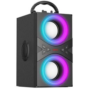 lot 91565 image: DINDIN Bluetooth Speakers, 40W(Peak) Wireless Party Speaker with TWS, Beat-Driven Lights, 80dB Loud Stereo Sound & Rich Bass, Portable Speakers with Subwoofer for Party, Outdoor, Camping, Travel