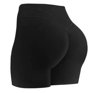 lot 91597 image: Aoxjox Trinity Workout Biker Shorts for Women Tummy Control High Waisted Exercise Athletic Gym Running Yoga Shorts 6 (Black, XX-Large)