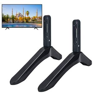 lot 91615 image: Universal TV Stand Base Table Top TV Legs, TV Pedestal Feet Compatible with Samsung LG TCL Hisense TV with Mounting Holes Distance 2.16in5.5cm or Within 1.77in4.5cm