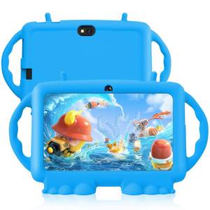 lot 91635 image: Relndoo Kids Tablet, 7 inch Android 11 Tablet for Kids, 3GB RAM 32GB ROM, Toddler Tablet with Bluetooth, WiFi, Parental Control, Dual Camera, GMS, Shockproof Case, Kids App Pre-Installed