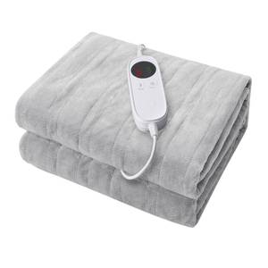 lot 91656 image: Heated Throw Blanket Heated Blanket 50x60,Electric Throw Soft Flannel Blanket Fast Heating,6 Heat Settings 9 Hour Auto Shut Off,Light Grey - Retail $24977.94