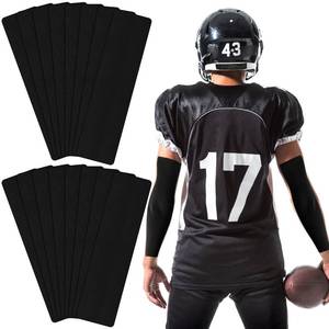 lot 91685 image: 16 Pcs Athletic Sports Tape Football Turf Tape No Sticky Residue Extra Wide Athletic Tape Waterproof Sports Tape for Athlete Sport Trainers, 15.75 x 3.94 Inch (Black)