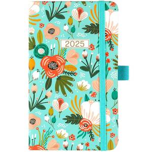 lot 86693 image: 2025 Pocket PlannerCalendar - Weekly & Monthly Pocket Planner 2025, JAN 2025 - DEC 2025, 6.3 x 3.8, with Pen Holder, Inner Pocket