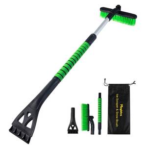 lot 87944 image: Moyidea 36 Extendable Ice Scraper Snow Brush Detachable Snow Removal Tool with Ergonomic Foam Grip for Car SUV Truck