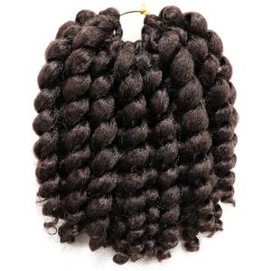 lot 87983 image: 8 Inch Jamaican Bounce Crochet Hair 22 Strands Jumpy Wand Curl Crochet Hair 4 Packs Curly Crochet Hair for Black Women (8 Inch 4 Packs, #4)