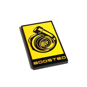 lot 88008 image: Coyote Badge Shop - GT350 Style Boosted Badge (White) (Yellow)
