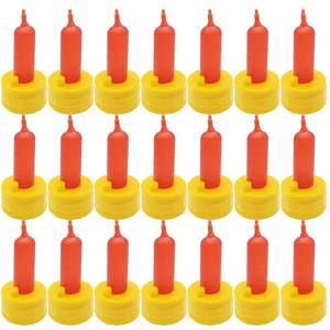 lot 88110 image: TIHOOD 25 PCS Lamb Teat Feeder Bottle Topper Feeding Milk Drinking for Sheep Goat Pup Dog Farm Supplies