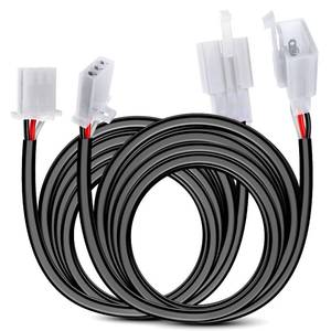 lot 88129 image: Nilight 2PCS Plug and Play 22AWG 5Feet Wiring Harness Switch Extension Kit for Off Road LED Work Light Bar, 2 Years Warranty