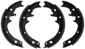lot 88144 image: BOSCH BS151R Blue Drum Brake Shoe Set - Compatible With Select American Motors, Bricklin, Ford, Hudson, Jeep, Mercury, Plymouth REAR (Riveted)