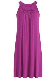 lot 88161 image: Latuza Womens Viscose Sleeveless Nightgown with Pockets 3X Boysenberry