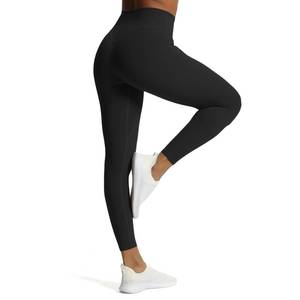lot 90835 image: Aoxjox High Waisted Workout Leggings for Women Tummy Control Buttery Soft Yoga Metamorph Deep V Pants 27 (Black, Small)