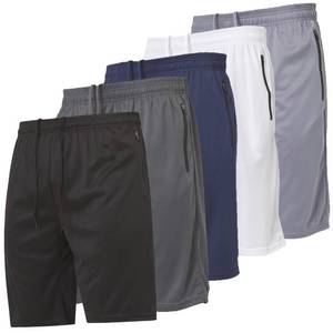 lot 90841 image: Ultra Performance Mens 5 Pack Athletic Running Shorts, Basketball Gym Workout Shorts for Men with Zippered Pockets XL