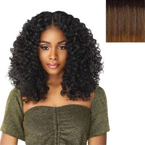 lot 90845 image: Sensationnel Butta lace front wigs - butta unit 5 glueless extra wide 5 inch deep part synthetic wig preplucked hairline hd lace with babyhair - Butta unit 5 (T4GOLDENBROWN)