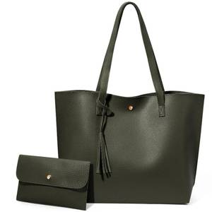 lot 90919 image: Hommtina Womens Soft Faux Leather Tote Shoulder Bag from, Top Handle Satchel Bags Tote Bags Tote Purses for Women (A-Black)