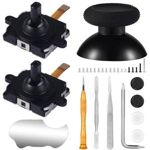 lot 90921 image: Ikpek 2pcs Joysticks & 1pcs Thumbsticks Replacement Kit for Meta Oculus Quest 2 Controller, Include Joystick, Thumbstick, Thumbstick Grip, Screw, Screwdriver, Tweezer and Pry Tool