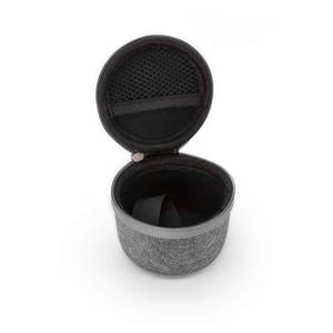 lot 90929 image: Yogasleep Travel Mini (Gray) Portable White Noise Machine, 6 Soothing Sounds, Dimmable Night Light, Compact Size for Travel & Diaper Bag, Sleep Aid, Adult & Baby, USB Rechargeable, Lanyard for Hanging