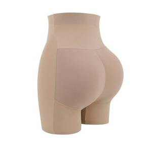 lot 91032 image: JOYSHAPER Butt Lifting Shapewear for Womens Tummy Control Padded Underwear Butt Lifter Panties Booty Enhancer Shorts Beige S