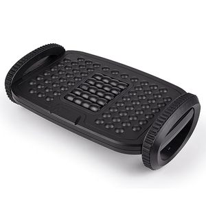 lot 91042 image: Auslar Under Desk Footrest, Foot Rest with Massage Texture and Roller, Ergonomic Foot Rest with 2 Height Position, Rocking Design for Home, Office