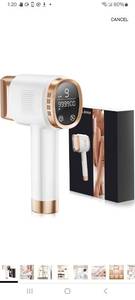 lot 1631 image: IPL Laser Hair Removal for Women and Men, Permanent at-Home Hair Removal Device 999900 Flashes Hair Remover for Whole Body Use