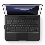 iPad 9th Generation Keyboard Case: 2021 Touchpad ipad 8th 7th Gen Case with Keyboard for 10.2 inch Air 3 10.5 Rotatable Color Backlit Keyboard Cover for New iPad 9th Gen with Pencil Holder Black