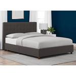 Dhp Emily Linen Upholstered Full Bed In Gray