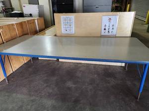 lot 45582 image: 6ft Adjustable Height Kids Table