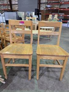 lot 34166 image: (2) Georgia Co. Youth Chairs