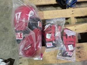 lot 34046 image: TITLE Boxing Gloves, and Sparing Gloves