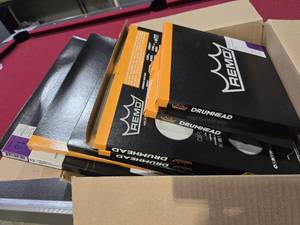 lot 34062 image: Assorted Lot of (7) Remo Drum Heads