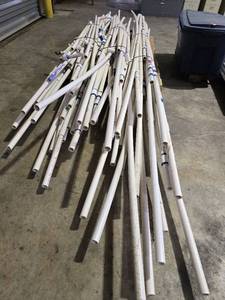 lot 34064 image: Large Lot Of Assorted PVC Pipes