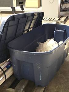 lot 34065 image: Large Tote of Assorted PVC Pieces