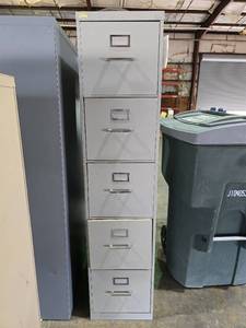 lot 34107 image: 5 Drawer File Cabinet