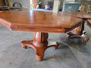 lot 34020 image: Solid Wood Card Table